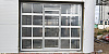 Секционные промышленные панорамные ворота в Рязани (DoorHan ISD02, RAL9003, остекление)